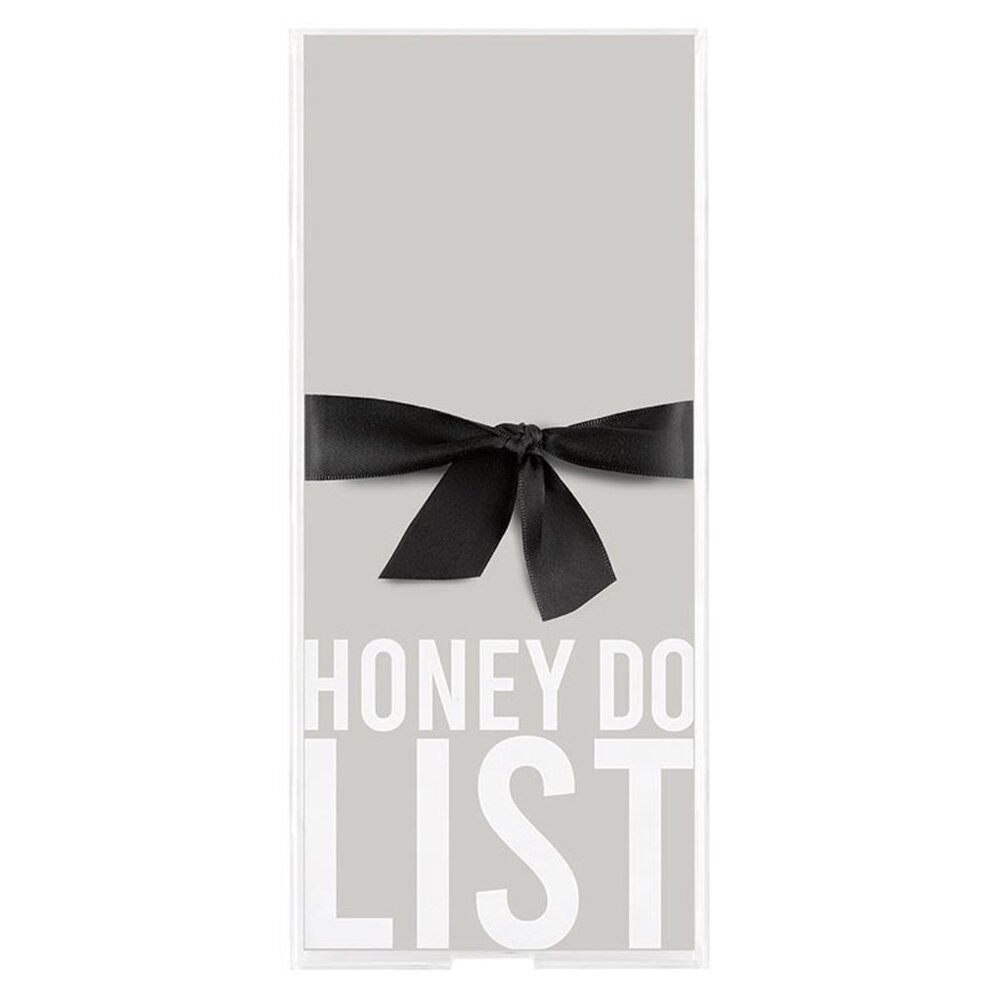 Notepaper in Acrylic Tray - Honey Do List/NIB